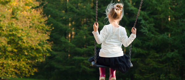 Girl on Swing