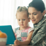process of visitation rights for military child custody