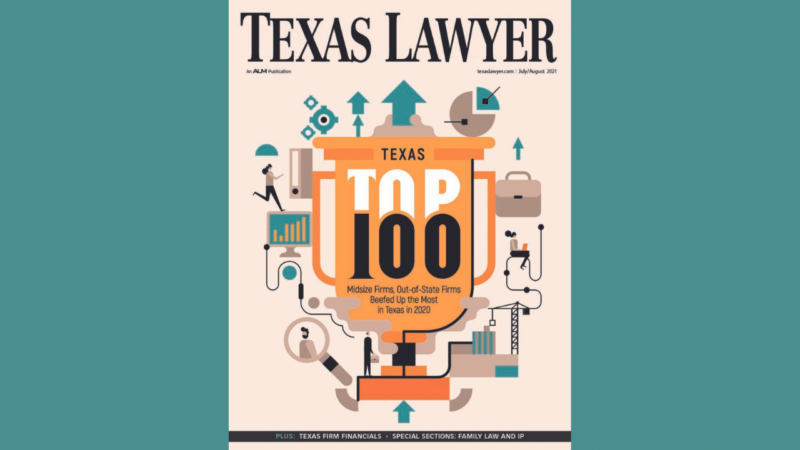 Texas Lawyer Top 100 Article - Sisemore