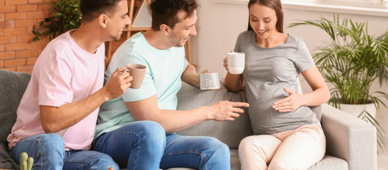 Fathers with surrogate mother