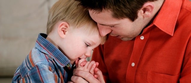 Young child with father who has fathers rights in Texas.